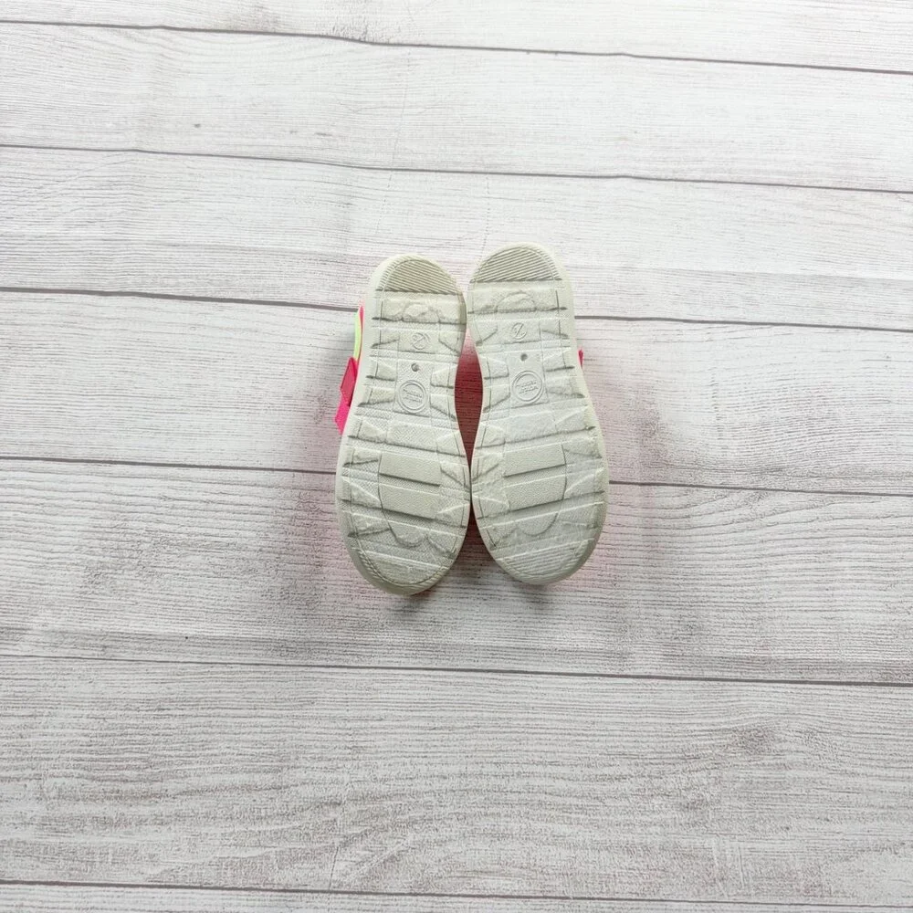 Wonder Nation Toddler Girl Water Shoes Mesh Velcro Strap Swim Shoes 11/12